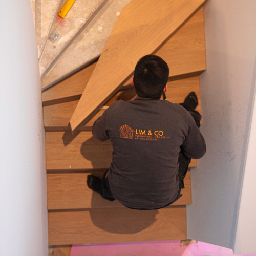 Rénovation d'escalier près de Lens