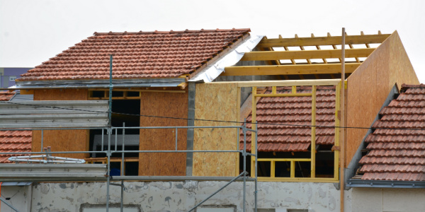 Surélévation de maison en ossature bois à Béthune