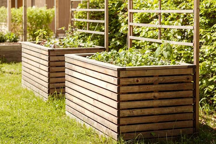 Fabrication mobilier de jardin bois Lens