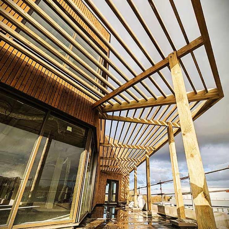 Pergola bois sur mesure à Béthune