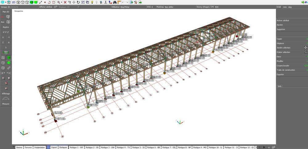 Plans 3D logiciel Cadwork Hazebrouck